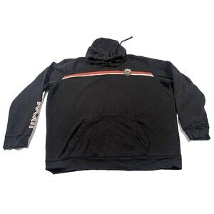 Ducati Meccanica VTG Hoodie Mens Black Pullover Motorcycle Sweatshirt Faded XL